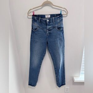 Frame Denim Classic Medium Blue High-Rise  Jeans